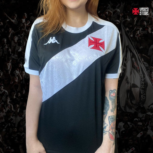 CAMISA FEMININA KOMBAT HOME PLAYER 24 - PRETO