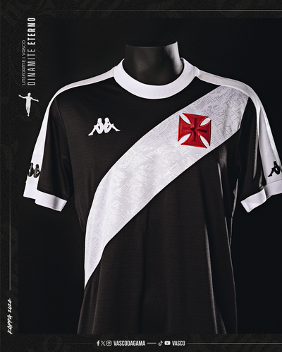 CAMISA INFANTIL KOMBAT HOME PLAYER 24 - PRETO