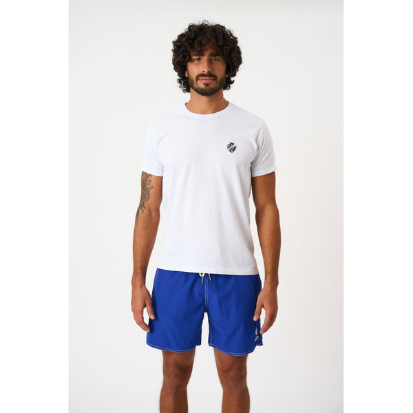 T-SHIRT BORDADO VASCO - BRANCO