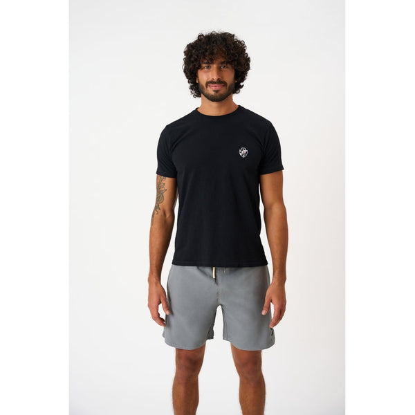 T-SHIRT BORDADO VASCO - PRETO