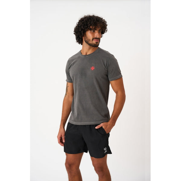 T-SHIRT VASCO - PRETO ESTONADO