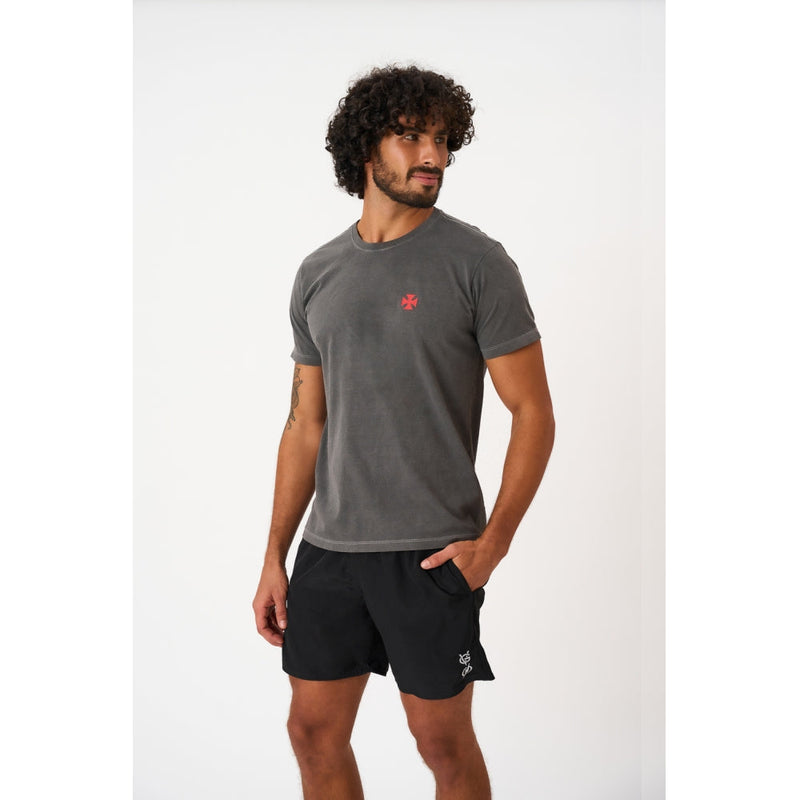 T-SHIRT VASCO - PRETO ESTONADO